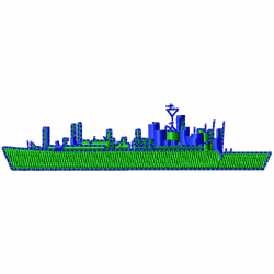 Boats Embroidery Design 5